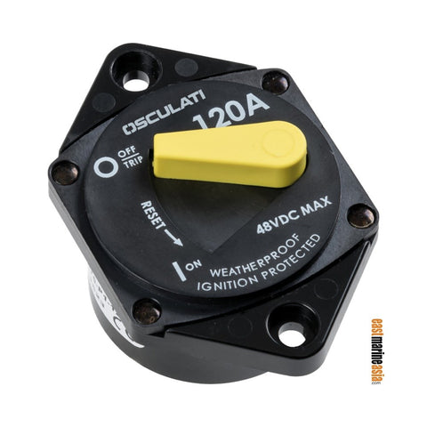 Osculati Recess Type Watertight Panel Mount Circuit Breaker