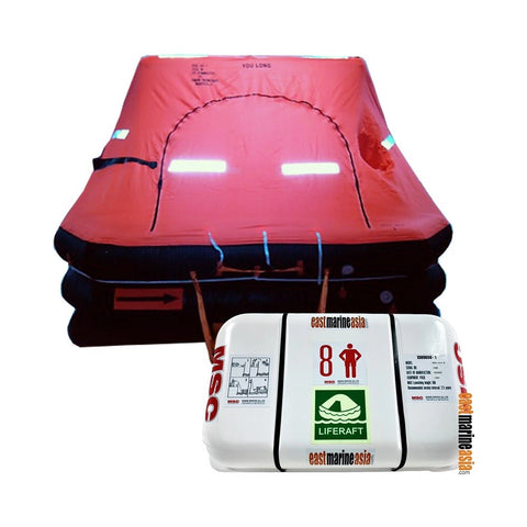 MSC ISO 9650-1 (Pack 2) Leisure Yacht Liferaft - Canister
