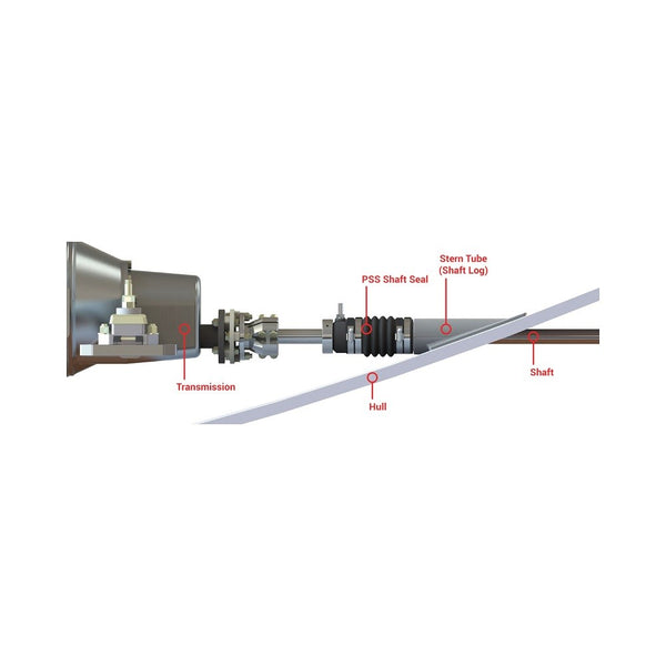 PSS Shaft Seal Type A (Imperial) for Shaft Diameter 3" to 3-3/4"
