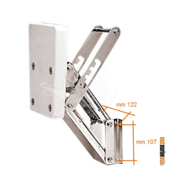 Osculati Adjustable Outboard Motor Bracket - 15 HP