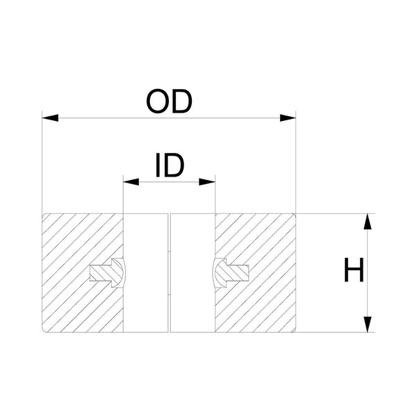Martyr Limited Clearance Shaft Anode - Zinc, Metric