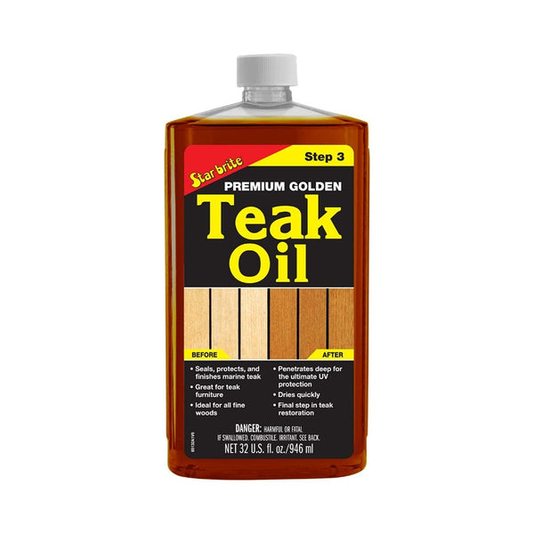 Star brite Premium Golden Teak Oil - Step 3