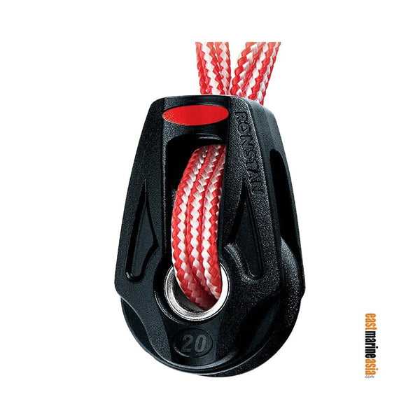 Ronstan Series 20 BB Single Orbit Block - Becket Hub, Lashing Head