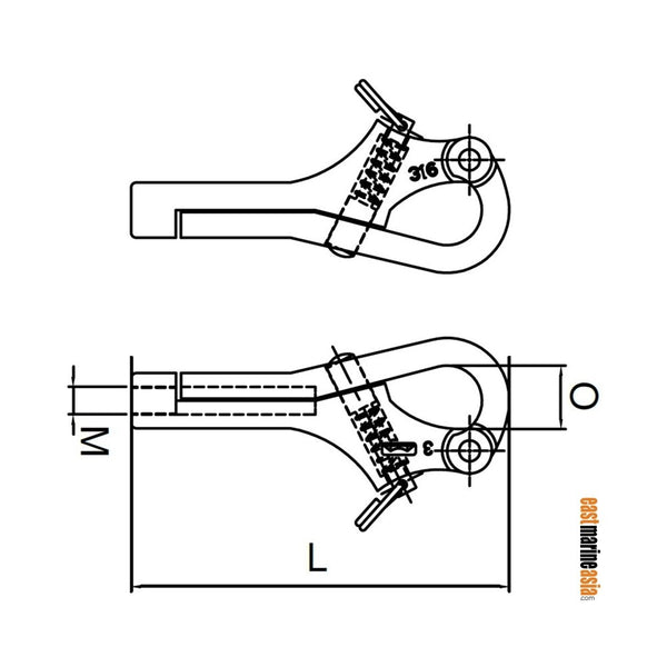 Hamma Industrial Pelican Hook